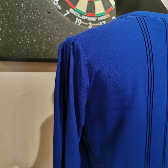 Ba&sh Popover Top Royal Blue - Picture 7 of 10